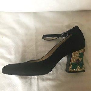 Black Italian designer shoes - size 39